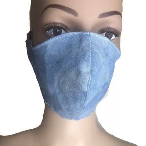 Handmade Chambray/Acid Wash-Reusable Face Mask